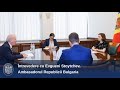 Întrevedere cu Evgueni Stoytchev, Ambasadorul Republicii Bulgaria