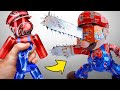 How to make a Chainsaw - Mario Out of Metal Cans!