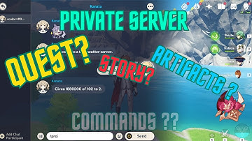 genshin private server commands quest, story and all other commands
