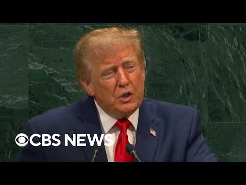 Watch: Trump's U.N. General Assembly address to world leaders