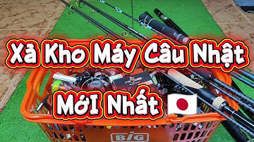 VD 1488:Máy Câu Nội Địa Nhật Giá Rẻ🔥Cần Lure #LUMINA 2m7 Khoen Gold🔥Cán #Vợt Carbon Nhật 4m2 - 5m4🔥