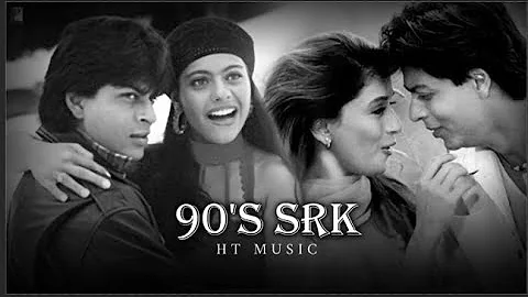 90's SRK Romance Mashup | HT Music | Shah Rukh Khan, Kajol, Rani M, Madhuri, Preity, | Best of SRK