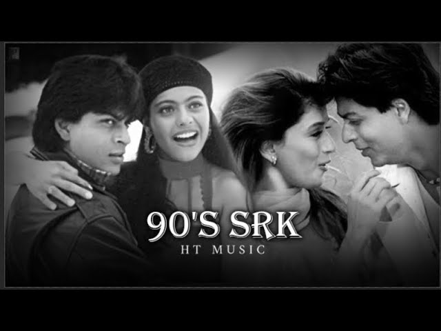 90's SRK Romance Mashup | HT Music | Shah Rukh Khan, Kajol, Rani M, Madhuri, Preity, | Best of SRK class=