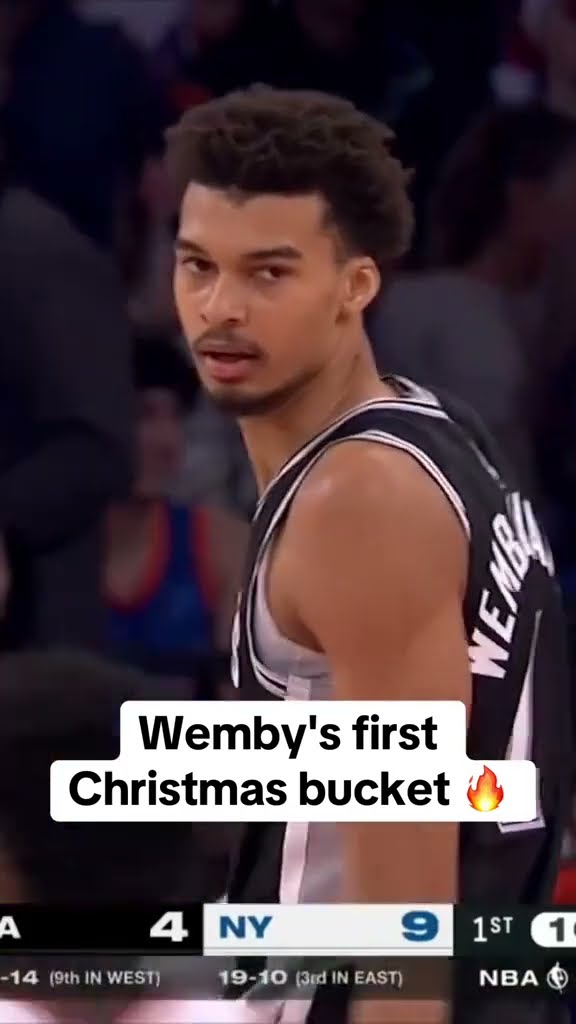 Wemby’s first Christmas bucket ?
