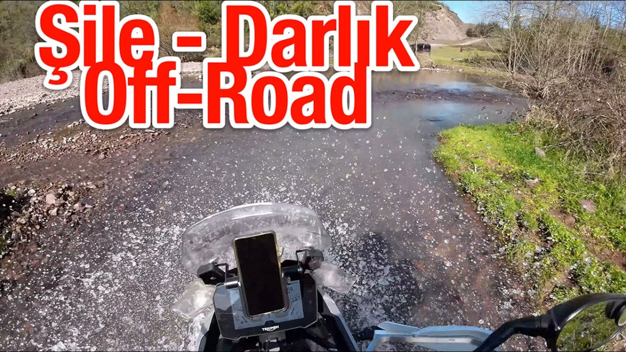 Şile Darlık Barajı Motosiklet Off-road Triumph Tiger 900