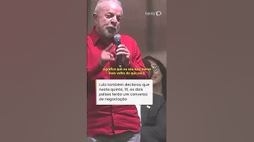 Lula brinca sobre diálogo com Trump e diz que pintou 