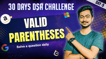 Valid Parentheses Explained | Leetcode 20 | Day 9 of 30 Days DSA Challenge | Canzova