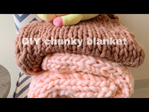 CARA MEMBUAT SELIMUT | CHUNKY BLANKET