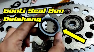 Seal Roda Belakang SUPRA X 125 DD 26x37x6 (PSP) - Sil Siel Karet Roda Ban Nap Gear Belakang HONDA SUPRA X 125 FI OLD