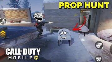TROLLING PLAYERS IN PROP HUNT! COD MOBILE FUNNY MOMENTS #1