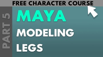 Modeling Character Legs in Maya. (Part 4 of 12)
