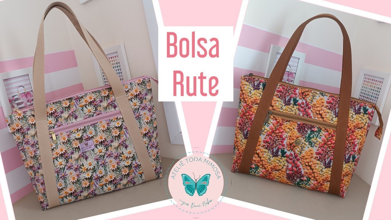 Passo a passo Bolsa Rute #artesanato #costurascriativas #diycrafts