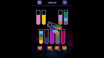 Water Sort Puzzle Level 30 #watersortpuzzle #gameshorts #gameplay #puzzle #ゲーム