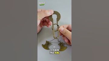Do you know how to remove this Ring 💍#puzzle #braintestsolution #iqtest #puzzlegame