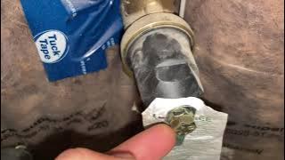 EASY HOW TO: adjust water pressure - water pressure reducing valve
