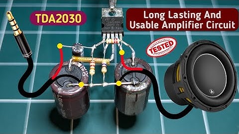 How to make amplifier at home. A durable and usable powerful amplifier. Using TDA2030 IC.