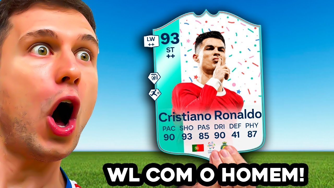 O CR7 DO DME CHEGOU!🥶🔥 WL COM UM TIME BUGADO EM VOLTA DELE! EA FC 25 ULTIMATE TEAM
