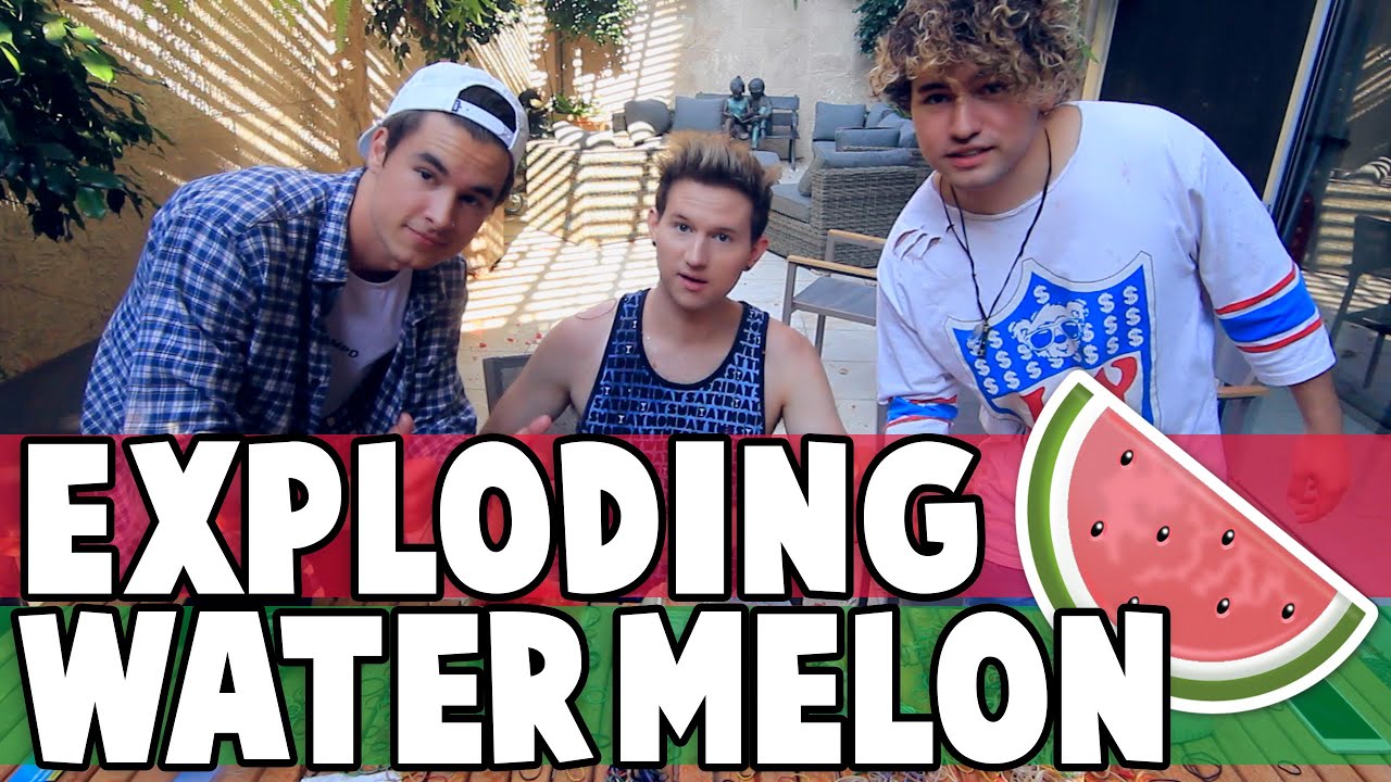 EXPLODING WATERMELON CHALLENGE 2.0 (w/ KianAndJc)