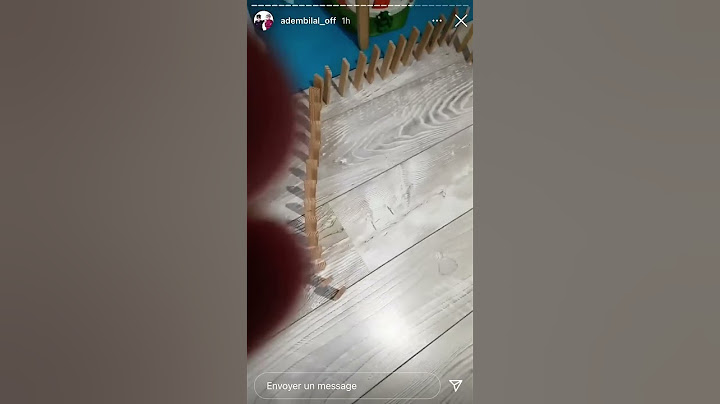 Keyla a fait un parcours de domino et Bilal le teste