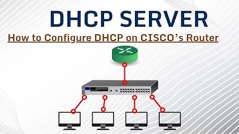 Configuration of DHCP on CISCO