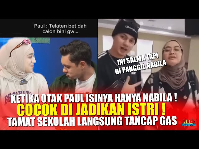 TAMAT SEKOLAH LANGSUNG DILAMAR! Ketika Isi Kepala Paul Hanya Nabila Taqiyyah - PANAL RESMI JADIAN class=