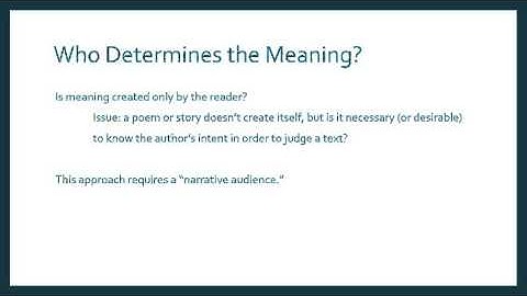 Reader Response Theory