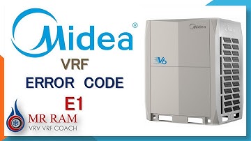 Midea VRF ERROR CODE E1 (ENGLISH)