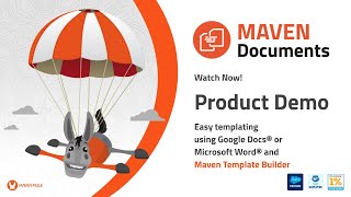 Maven Documents | Product Demo | Import and Export