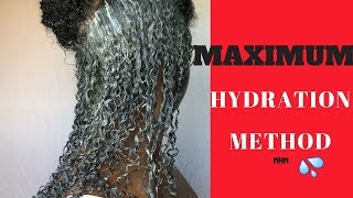 Healthy Journey Series | Max Hydration Method Enhance Curl Pattern