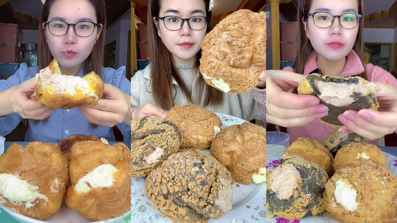 🍞 [MUKBANG] cream puffs edition