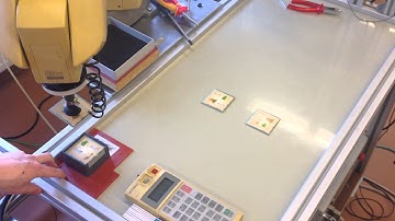 Mitsubishi RV-E2 Robotic Arm Puzzle Test