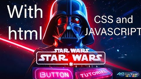 Star Wars Lightsaber Button with Sound & Flash | HTML CSS JS Animation