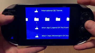 WHDLoadMenu 1.0 on PlayStation Vita running uae4all2