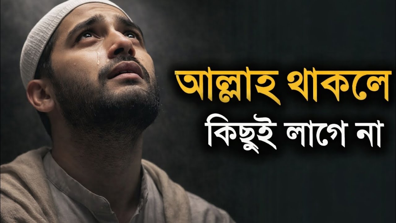 যখন জীবন কষ্টে ভরা,আল্লাহ থাকলে কিছুই লাগে না | Pain, Depression Motivational Islamic Reminder