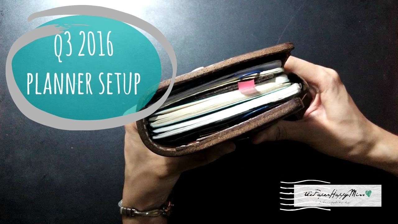 update q3 2016 pocket bullet journal flip thru pocket planning ii