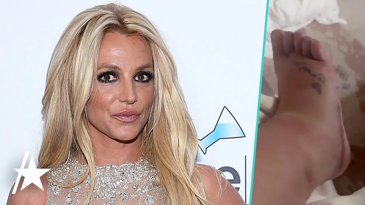 Britney Spears Reveals Swollen Foot In Video