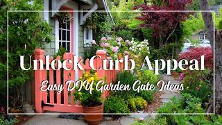 Stunning DIY Garden Gate Ideas for Small Front Yards | Add Charm & Personality With Ease