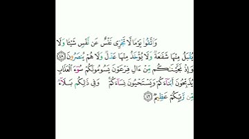 2 - سورة البقرة (٤٨-٤٩) - مشاري بن راشد العفاسي