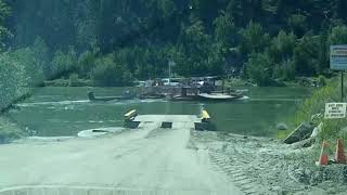 Reaction Ferry at McLure, BC