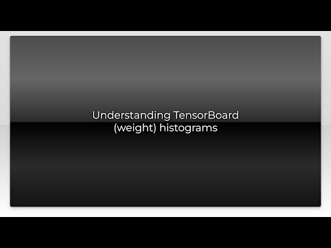Understanding TensorBoard (weight) histograms