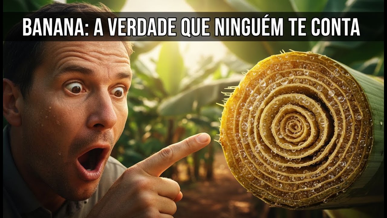 Banana Não É Árvore, É Erva Gigante: Todos os Clones Comerciais Vêm de Uma Única Planta Sem...