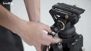 SmallRig 3751 Heavy-Duty Fluid Head Tripod AD-01 Unboxing