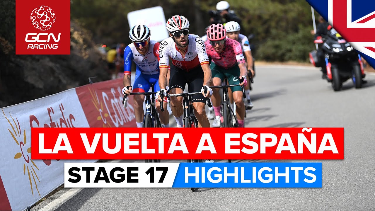 Breakaway Battles It Out On Hilltop Finish Vuelta A España 2022 Stage 17 Highlights