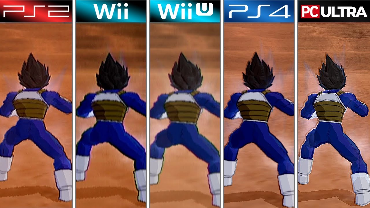 Dragon Ball Z Budokai Tenkaichi 2 (2006) PS2 vs Wii vs Wii U vs PS4 vs PC  Ultra - YouTube