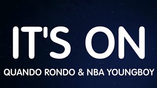 Download Mp3 Quando Rondo & NBA YoungBoy - It's On (Lyrics) New Song Gudang lagu Download Mp3 Quando Rondo & NBA YoungBoy - It's On (Lyrics) New Song