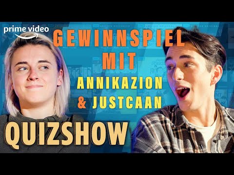 Gewinnspiel (BEENDET): Film- und Serienquiz mit Annikazion und justCaan | Quizshow | Prime Video DE