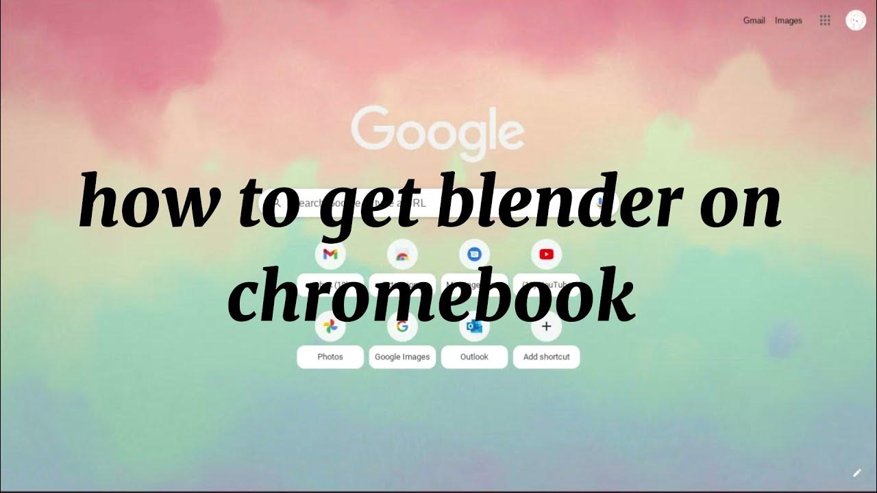How to get blender on chromebook!! *SUPER EASY* YouTube