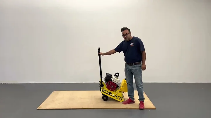 HOC HZR80 Pro 16 Inch Honda GX160 Plate Compactor + Wheel Kit + Water Kit + 3 Year Warranty!