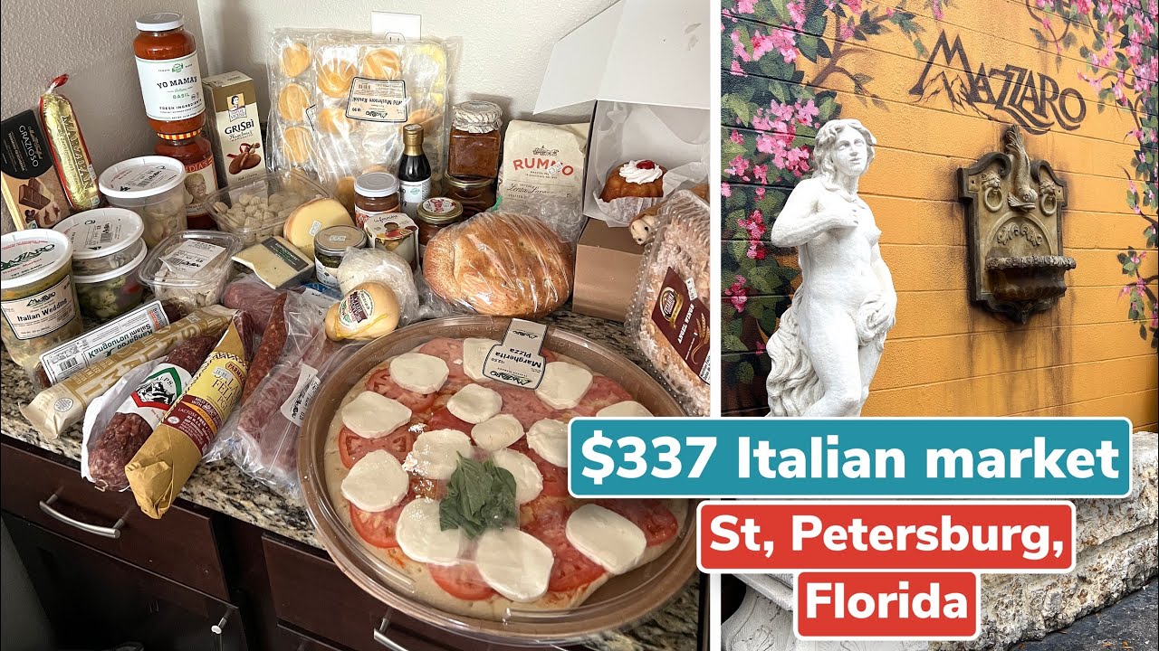 Spent 337 at huge italian market mazzaros in st petersburg florida