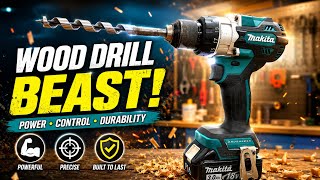 Wood Drill Beast! Makita 18V Auger Bit Test